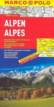 Obrázok Alpy/mapa 1:800T