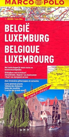 Obrázok Belgie/Lucembursko/mapa 1:300T MD