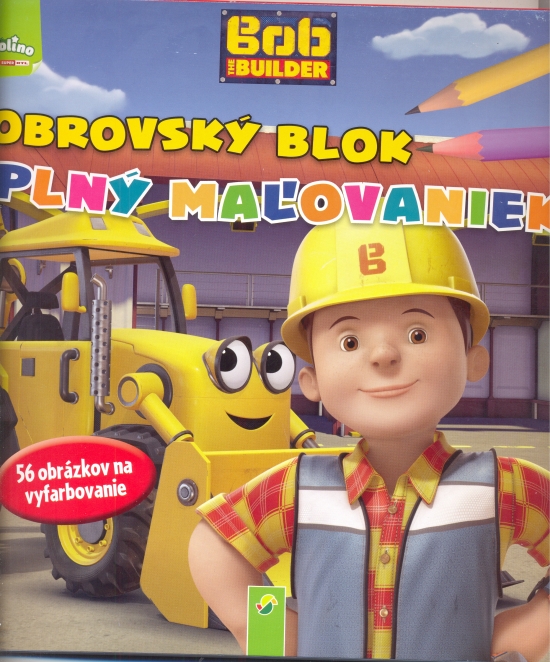 Obrázok Obrovský blok plný maľovaniek- Bob staviteľ ( Bob the Builder)