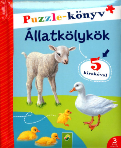 Obrázok Knižka s puzzle mláďatká