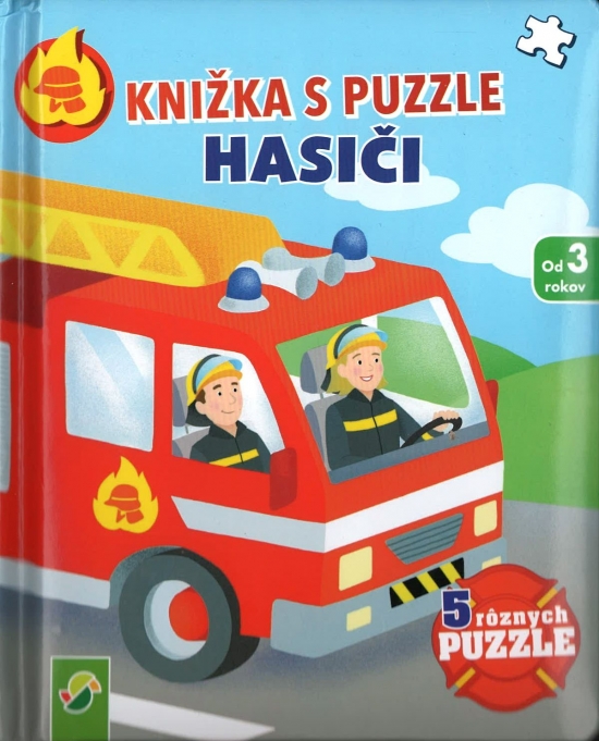 Obrázok Knižka s puzzle hasiči