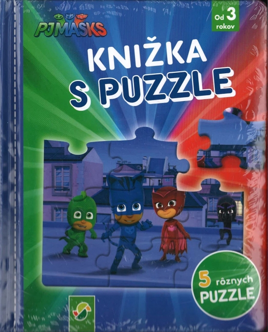 Obrázok Knižka s puzzle PJ masks