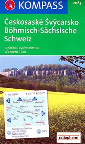 Obrázok Českosaské Švýcarsko 2083 NKOM 1:50T