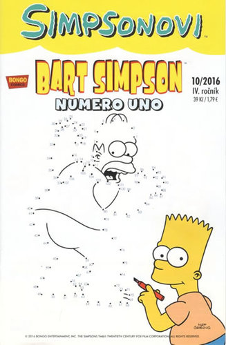 Obrázok Simpsonovi - Bart Simpson 10/2016 - Numero uno