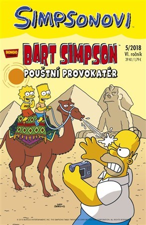 Obrázok Simpsonovi - Bart Simpson 5/2018 - Pouštní provokatér