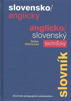 Obrázok Slovensko/angllický, anglicko/slovenský technický slovník
