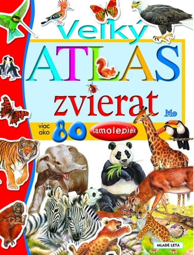 Obrázok Veľký atlas zvierat - viac ako 80 samolepiek