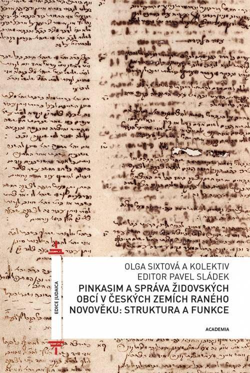 Obrázok Pinkasim a správa židovských obcí v českých zemích raného novověku: struktura a funkce