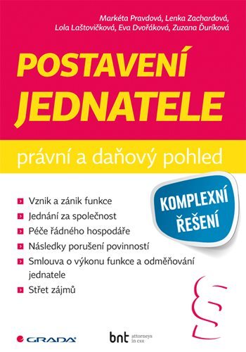 Obrázok Postavení jednatele - Právní a daňový po