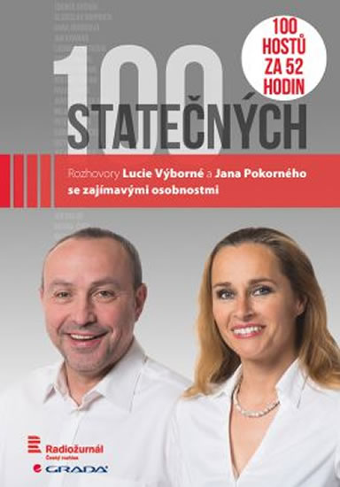 Obrázok 100 statečných - Rozhovory Lucie Výborné a Jana Pokorného se zajímavými osobnostmi - 100 hostů za 52 hodin