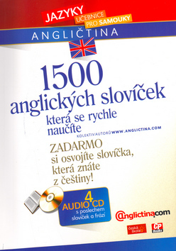 Obrázok 1500 anglických slovíček, která se rychle naučíte - verze se 4 audio CD