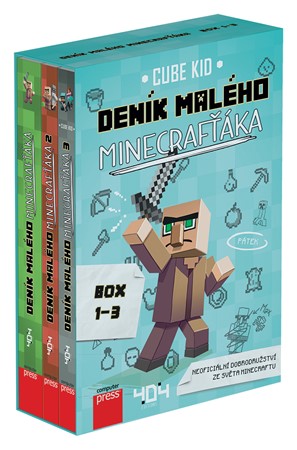 Obrázok Deník malého Minecrafťáka BOX 1-3