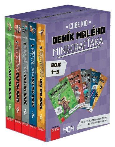 Obrázok Deník malého Minecrafťáka BOX 1-5