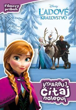 Obrázok Ľadové kráľovstvo - Vyfarbuj, čítaj, nalepuj