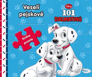 Obrázok 101 Dalmatinů - Veselí pejskové - Kniha puzzle