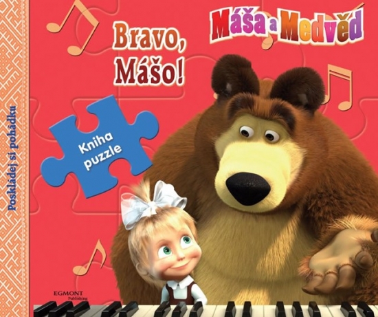 Obrázok Máša a medvěd Bravo, Mášo - Kniha puzzle (CZ)