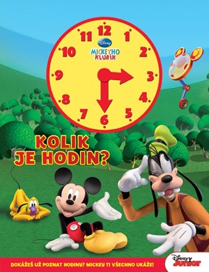 Obrázok Mickeyho klubík - Kolik je hodin? (kniha s hodinami)