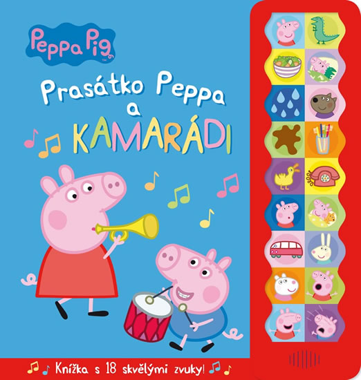 Obrázok Peppa Pig - Prasátko Peppa a kamarádi - Knížka s 18 skvělými zvuky!