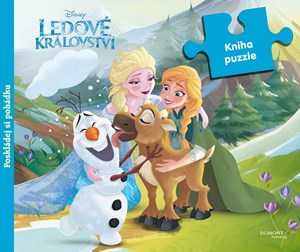 Obrázok Ledové království - Kniha puzzle - Poskládej si pohádku