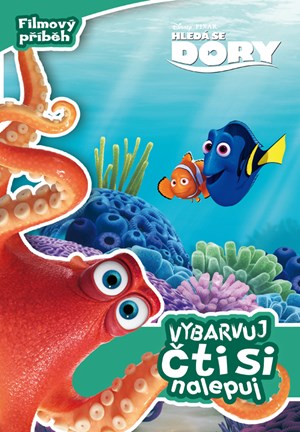 Obrázok Hledá se Dory - Filmový příběh - Vybarvuj, čti si a nalepuj