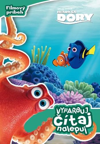 Obrázok Hľadá sa Dory - Filmový príbeh - Vyfarbuj, čítaj, nalepuj