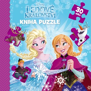 Obrázok Ledové království - Kniha puzzle 30 dílků