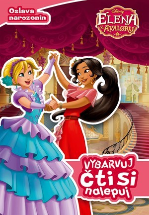 Obrázok Elena z Avaloru - Vybarvuj, čti si, nalepuj