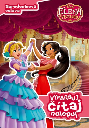 Obrázok Elena z Avaloru - Vyfarbuj, čítaj, nalepuj