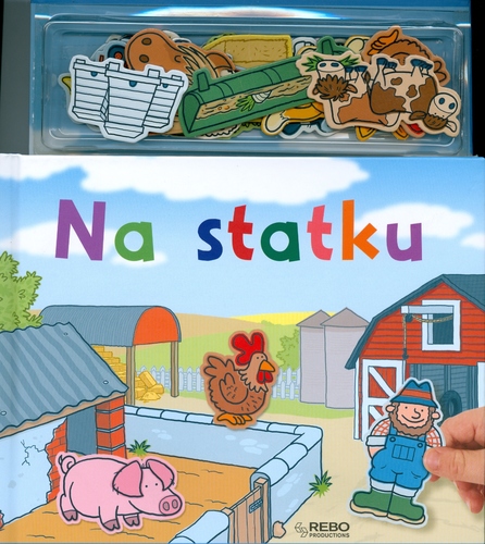 Obrázok Na statku - Magnetická knižka s hracou doskou