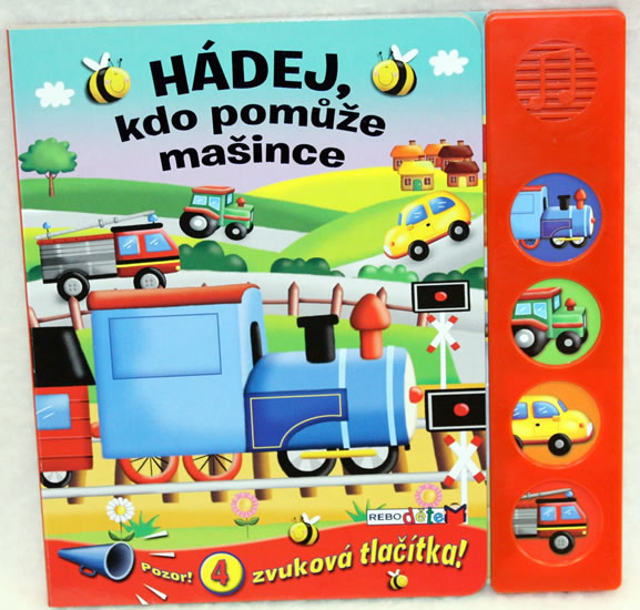 Obrázok Hádej, kdo pomůže mašince - 4 zvuková tlačítka!