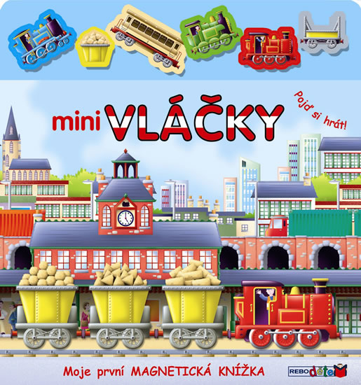 Obrázok Mini vláčky - Moje první magnetická knížka