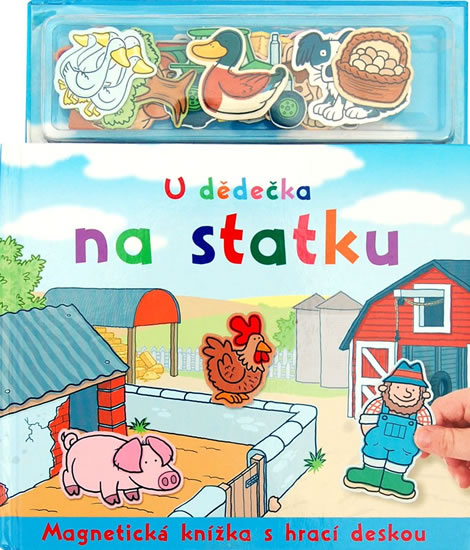 Obrázok U dědečka na statku - Magnetická knížka s hrací deskou -5.vydání
