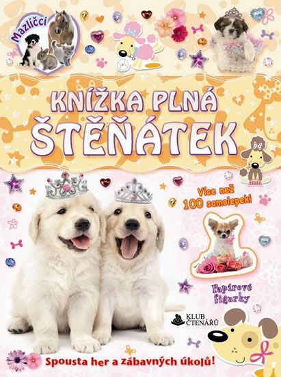 Obrázok Knižka plná štěňátek - samolepky a figurky