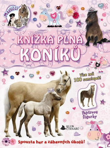 Obrázok Knižka plná koníků - samolepky a figurky