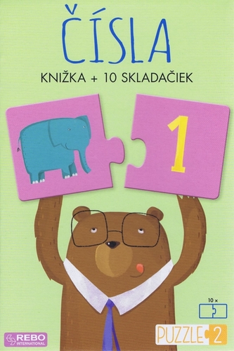 Obrázok Čísla - knižka + 10 skladačiek