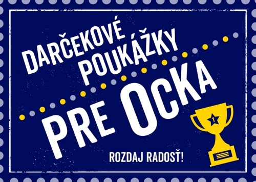 Obrázok Darčekové poukážky pre ocka