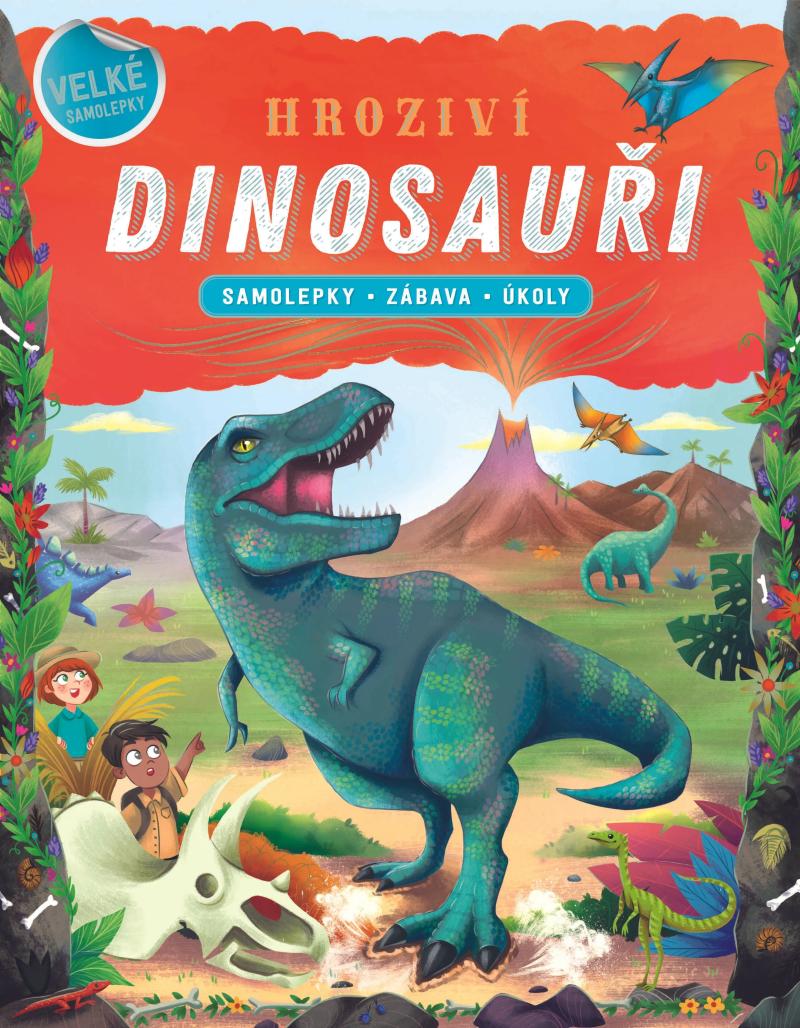 Obrázok Hrozivý dinosauři - Samolepky, zábava, úkoly