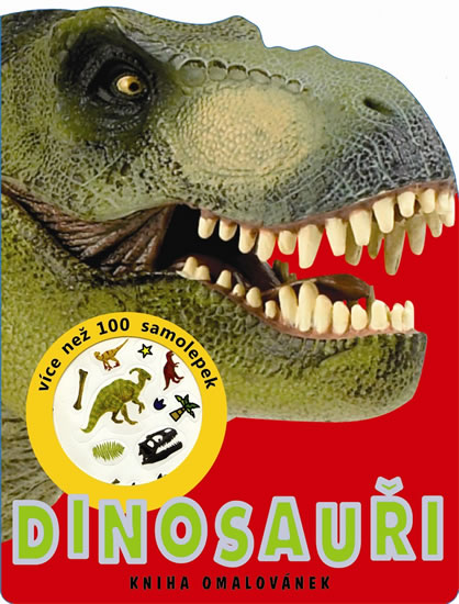 Obrázok Dinosauři - kniha omalovánek - více než 100 samolepek