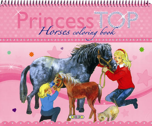Obrázok Princess TOP Horses coloring book (kone)