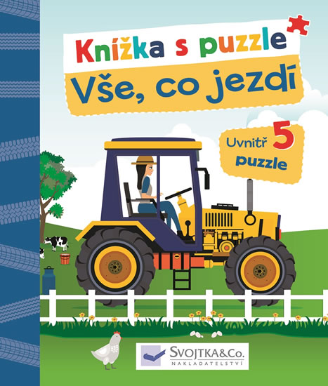 Obrázok Vše, co jezdí - Knížka s puzzle