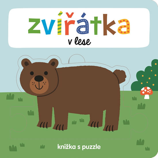 Obrázok Zvířátka v lese - knížka s puzzle