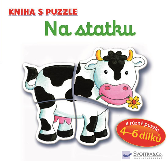 Obrázok Na statku - Kniha s puzzle