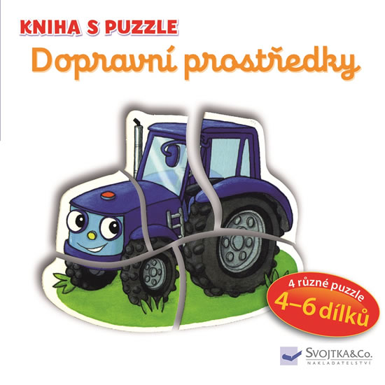 Obrázok Dopravní prostředky - Kniha s puzzle