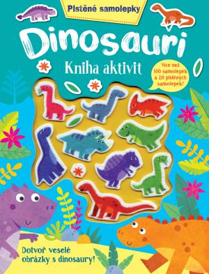 Obrázok Plstěné samolepky - Dinosauři - kniha aktivit