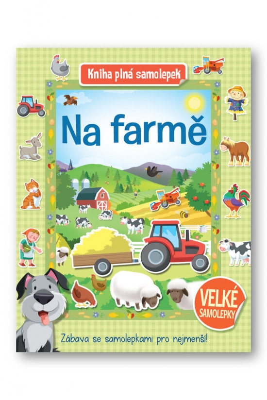 Obrázok Na farmě - Kniha plná samolepek