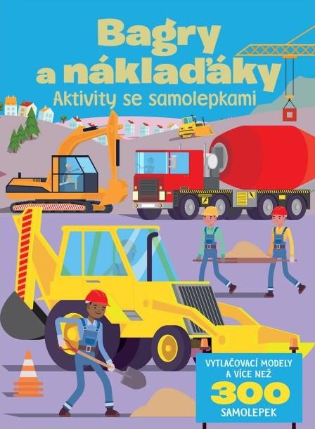 Obrázok Bagry a náklaďáky Aktivity se samolepkami