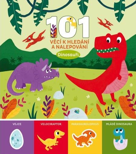 Obrázok 101 věcí k hledání a nalepování Dinosauři
