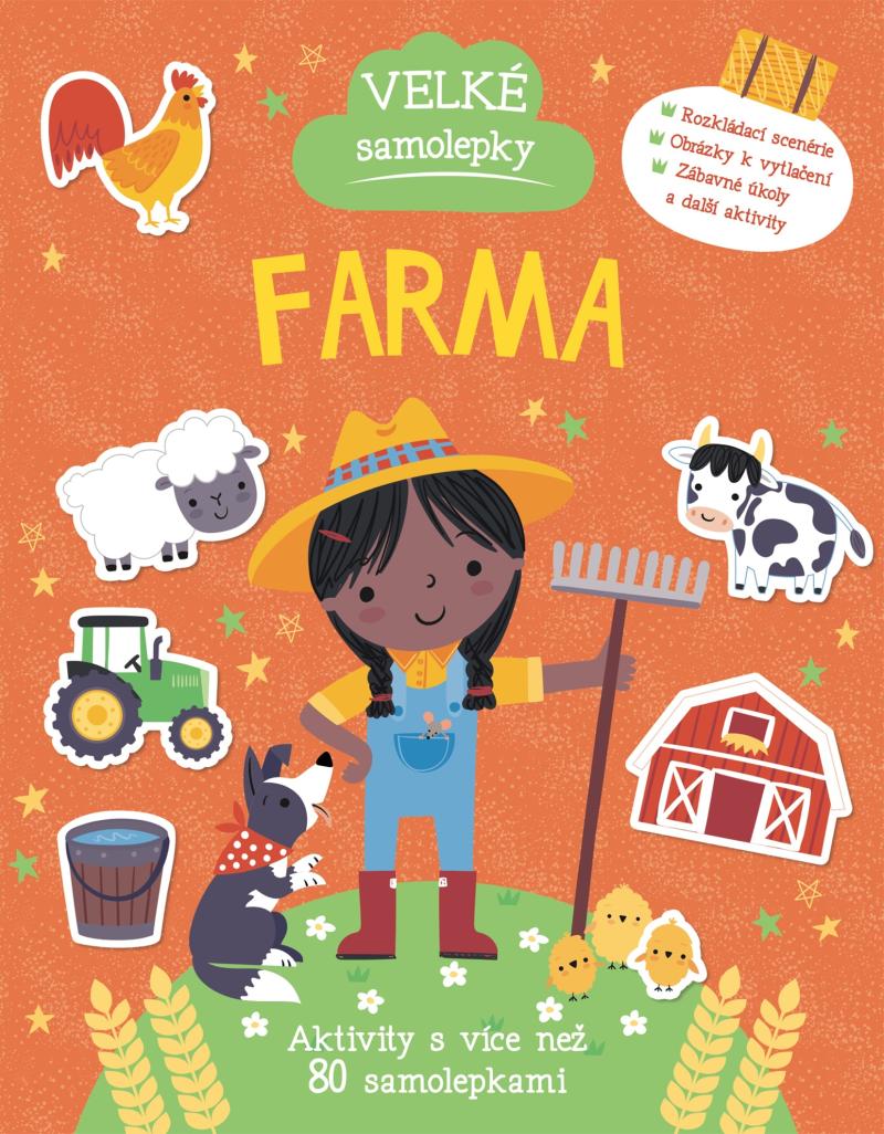 Obrázok Velké samolepky Farma - Aktivity s více než 80 samolepkami