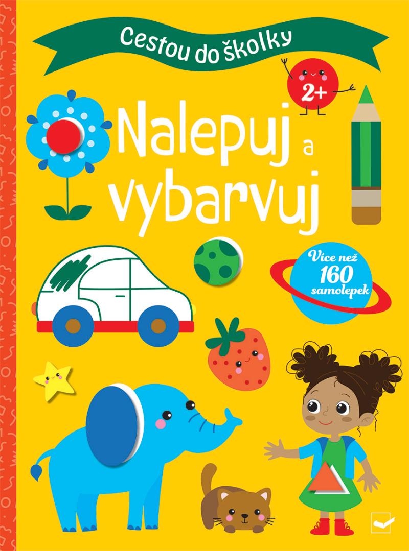 Obrázok Cestou do školky Nalepuj a vybarvuj 2+