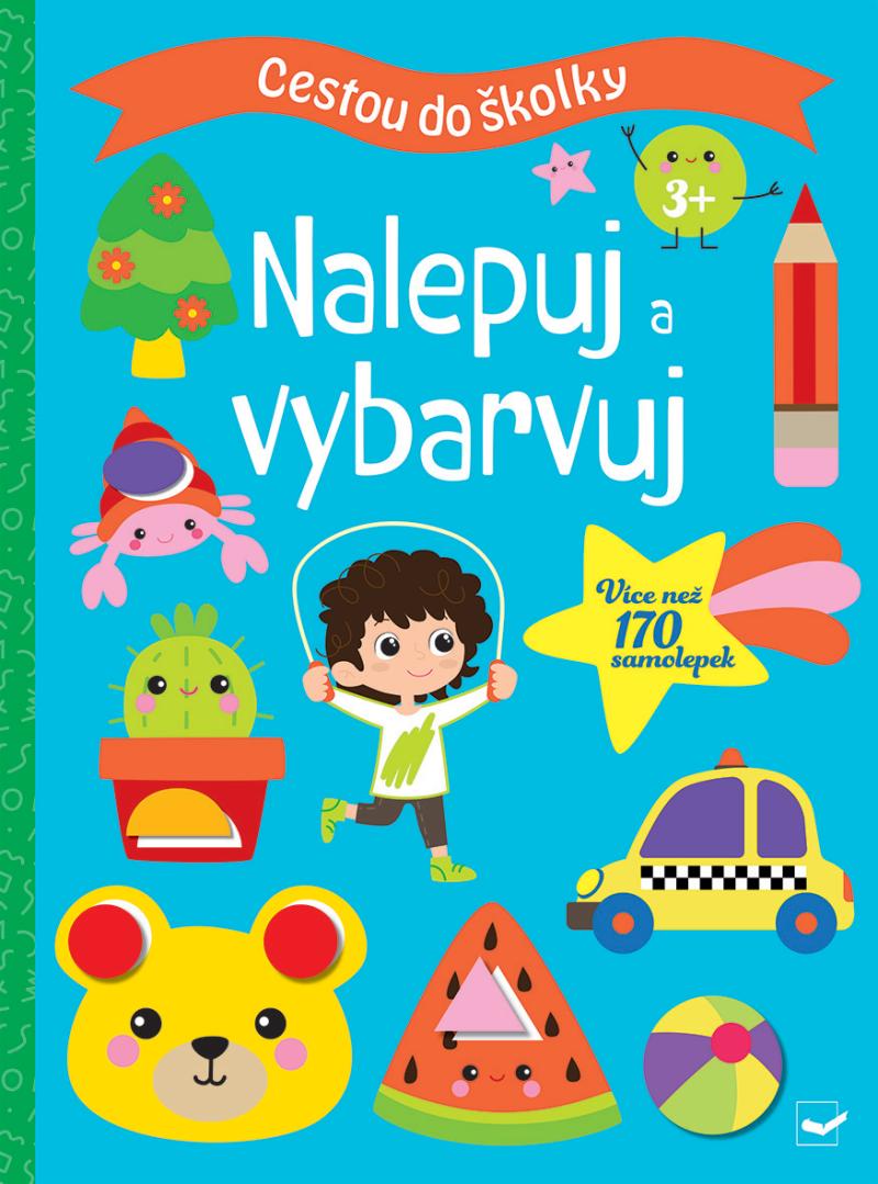 Obrázok Cestou do školky Nalepuj a vybarvuj 3+